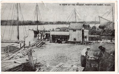 A View of the Wharf, Westport Point, Mass.