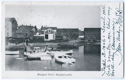 Westport Point, Massachusetts (east side of point from the water)
