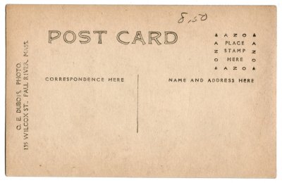 1264 Westport Harbor, Mass. reverse
