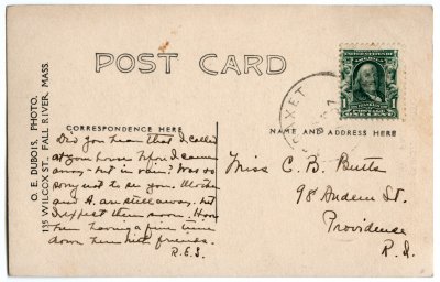 615 A The Beach. Westport, Harbor copy C reverse