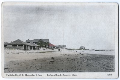 Bathing Beach, Acoaxet, Mass. b