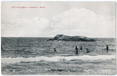 Bathing Beach, Acoaxet, Mass. copy A