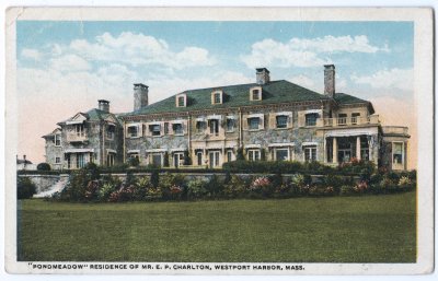 Pondmeadow Residence of MR. E.P. Charlton, Westport Harbor, Mass. copy A