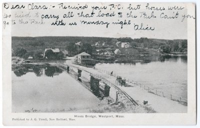 Hixes Bridge Westport Mass. (Tirrell)