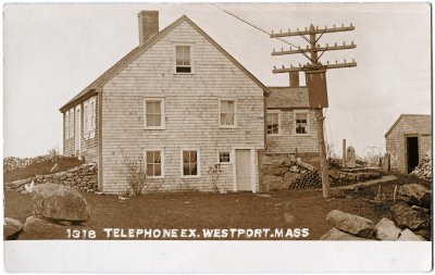 1318 Telephone Ex. Westport.Mass