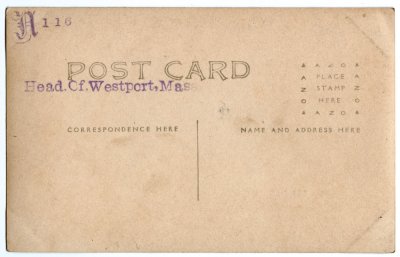 Head. Of. Westport, Mass (H.A. Reed, Harness Maker) reverse
