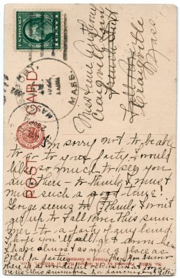 The Bridge, Head of Westport, Mass. reverse