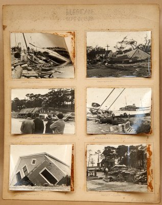 1938 Hurricane 1-6 New Bedford, Onset, etc.