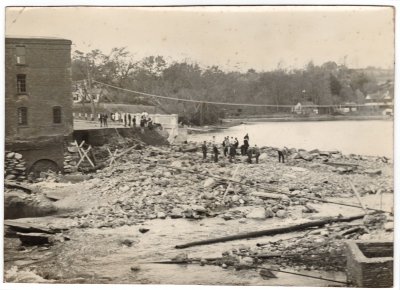 1938 Hurricane 17 E. Brookfield - Road Washed Out