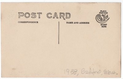 1938 Hurricane Bedford, Mass 2 reverse