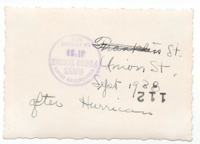 1938 Hurricane small - Union St reverse.