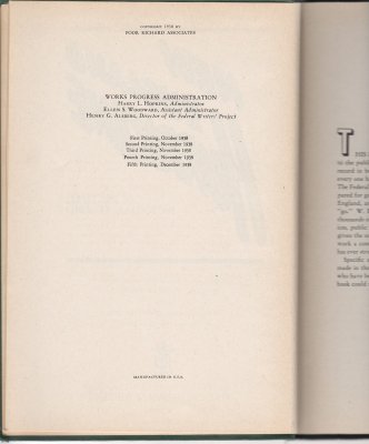 New England Hurricane copyright page