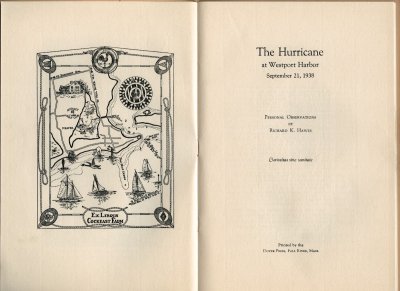 The Hurricane (1938) at Westport Harbor title pages
