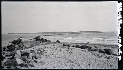 Gooseberry Neck Causeway from land (old negative)