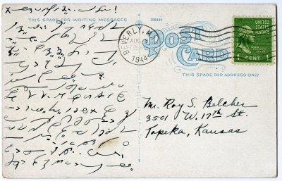 South Bay and Cottages, Conomo Point, Essex, Mass. reverse