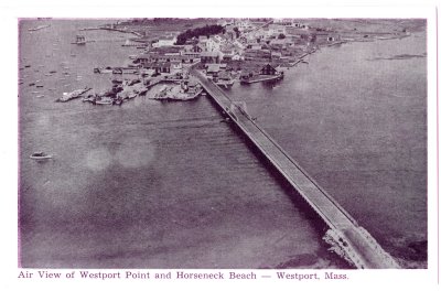 Air View of Westport Point and Horseneck Beach (green removed)