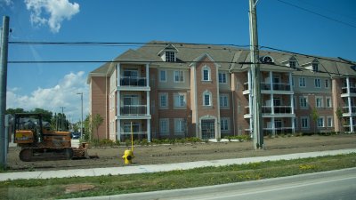 Townhouse construction outside Toronto