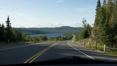 Inland lakes along north shore of Superior