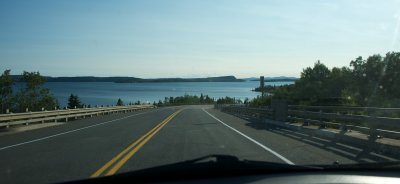 Finally reaching the coast, east of Rossport, ON