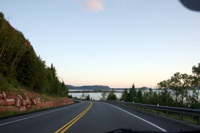 Doubling back east along the Lake Superior coast