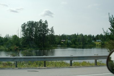 Approaching lake country