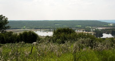 The Assiniboine River Valley at St-Lazare