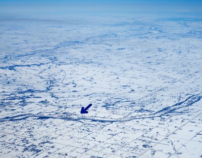 Birtle Beach from the air