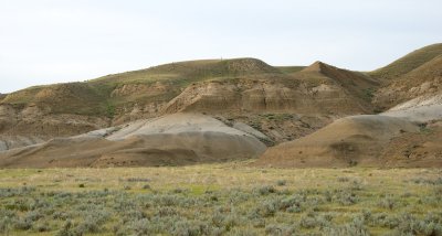 Red Deer River valley badlands