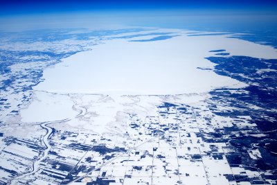 Lake Winnipeg from the air