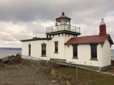 West Point lighthouse, Discovery Park, Seattle