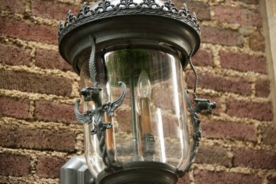 old lamp near the NY Public Library