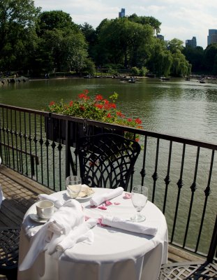 After the wedding, Loeb Boathouse