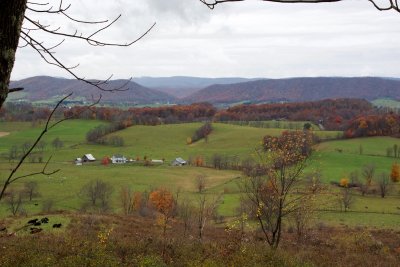 Burkes Garden from the ridge