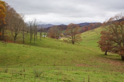 Climbing out of the valley towards Burkes Garden, VA