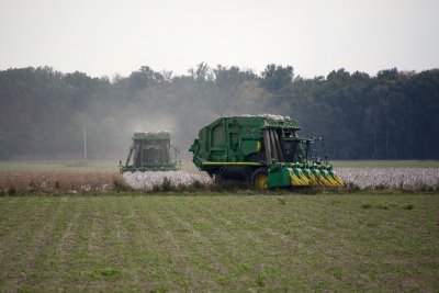 turning around for another swath