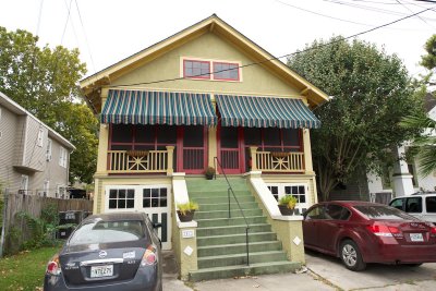 This house used to have pigs at the top of the stars