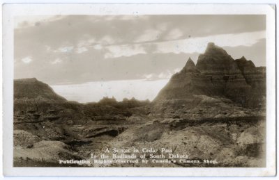 A Sunset in Cedar Pass (Canedy's)