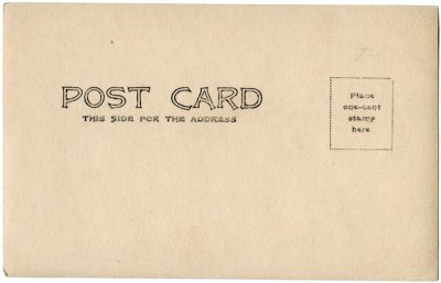 Knotty-Shingle Ch, C. V. Westport, Mass. No. 1046 reverse