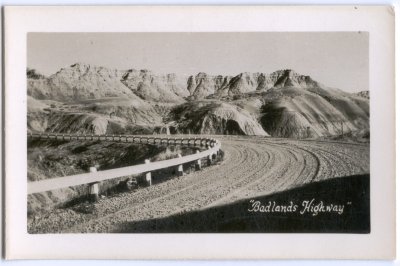 Badlands Highway, Rise Badlands Souvenir Photos 1.75x2.75 inch