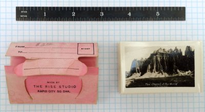 Souvenir Photographs of Badlands Natl Park, So. Dak. (Rise Studio) 1.75x2.75