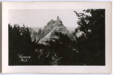 Vampire Peak, Rise Badlands Souvenir Photos 1.75x2.75 inch