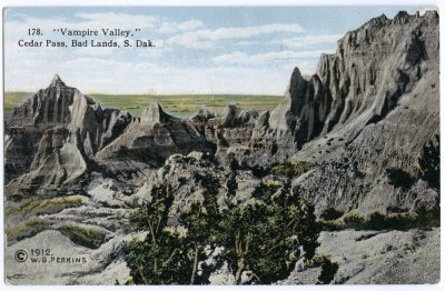 178. Vampire Valley, Cedar Pass, Bad Lands, S. Dak.