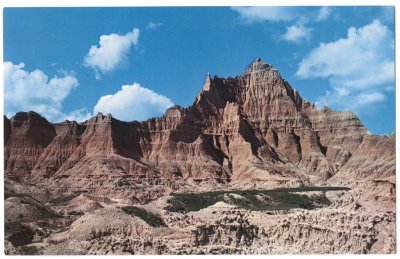 On the Road to Cedar Pass in the Badlands National Monument