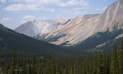 view northwest from the trail
