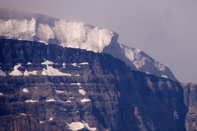 Edge of Columbia Icefield atop Mount Kitchener