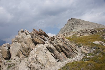 Looking back towards Wilcox Peak
