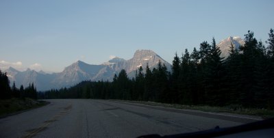 Heading south on Icefields Parkway, August 7