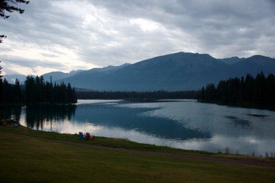 lake at Jasper Park Lodge
