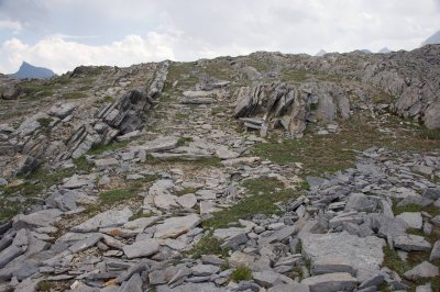 Probably formed by snowmelt somehow.