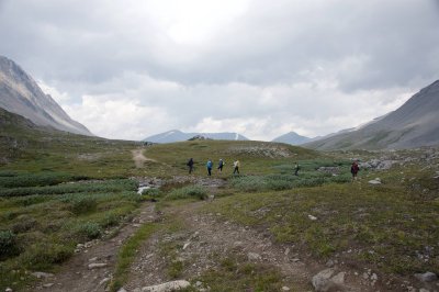 Main trail - as crowded as it got